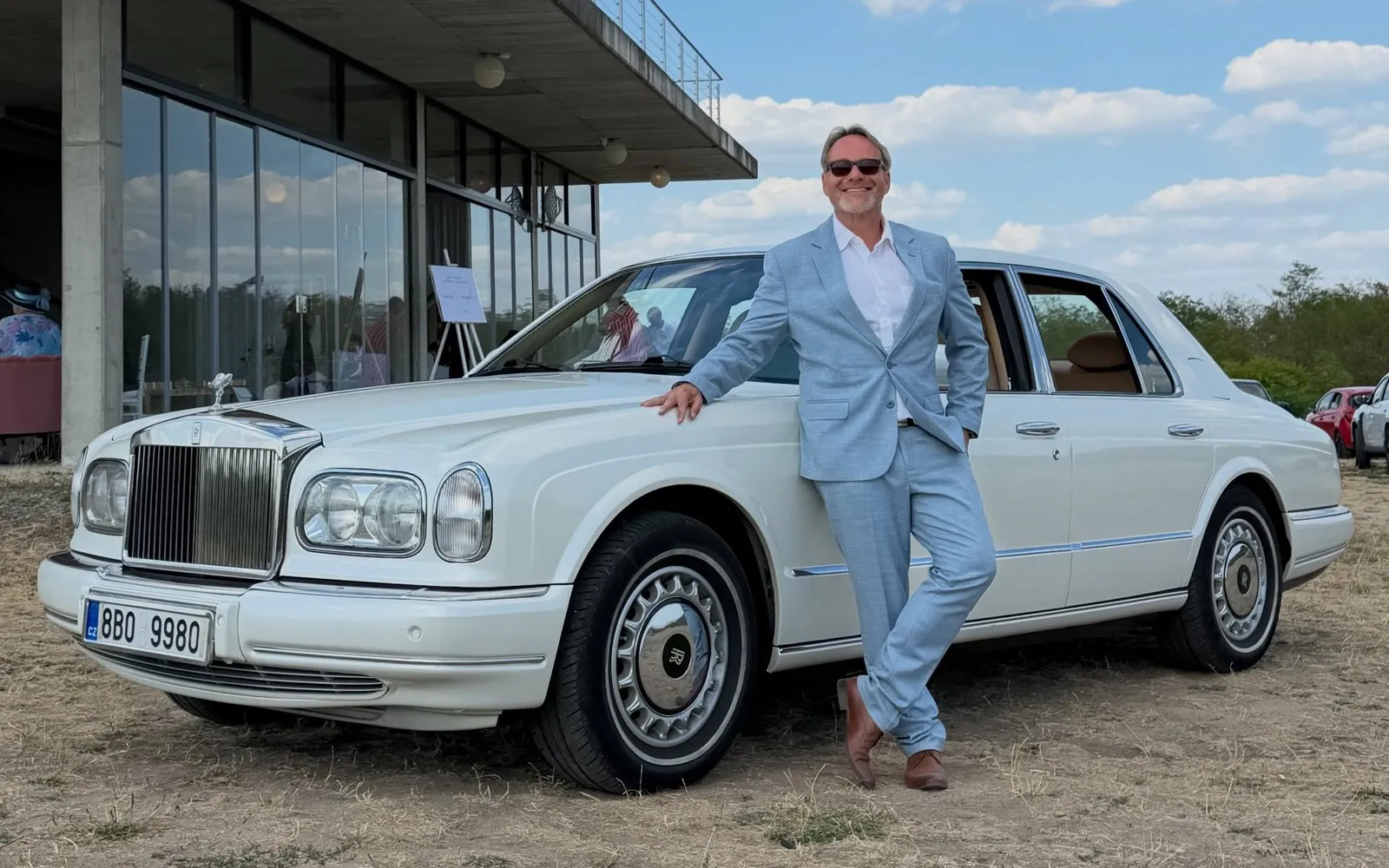 David Kšica u Rolls-Royce Silver Seraph